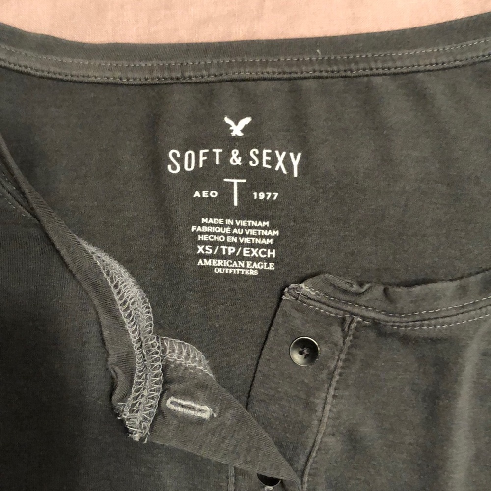 Soft & sexy boxy Henley